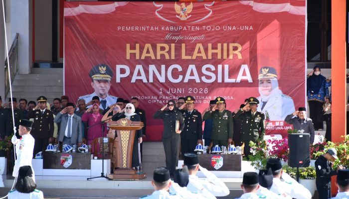Wabup Surya Lapasiri Pimpin Upacara Peringatan Hari Lahir Pancasila 2026