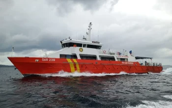 KN SAR Bhisma Dikerahkan Cari Speed Boat Hilang Kontak di Perairan Teluk Tomini