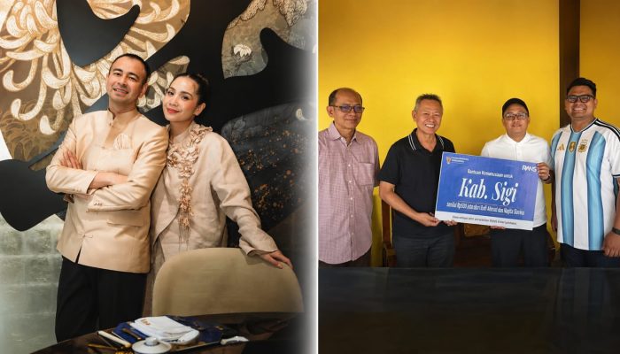 Raffi Ahmad dan Nagita Slavina Salurkan Bantuan Rp500 Juta untuk Korban Gempa Sigi