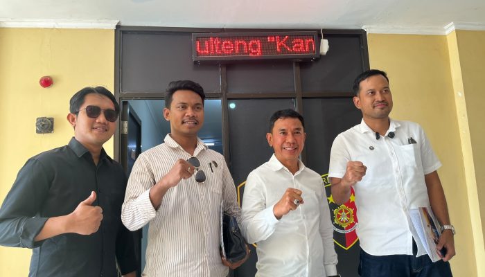 Irwan Lapatta Serahkan Bukti Baru dan Pendapat Ahli UI ke Polda Sulteng