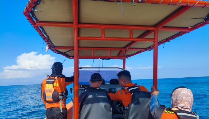 Hari Keempat Operasi SAR, Pencarian Nahkoda Speed Boat Tenggelam di Teluk Tomini Masih Nihil