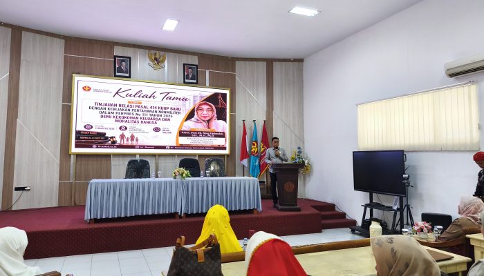 Dekan FH Untad Ajak Publik Kaji Perpres 111/2025 Secara Objektif dan Berbasis Ilmu