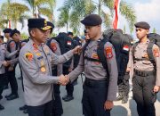 Kapolda Sulteng Lepas 116 Personel, Siap Perkuat Polres Banggai Laut