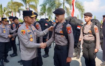Kapolda Sulteng Lepas 116 Personel, Siap Perkuat Polres Banggai Laut