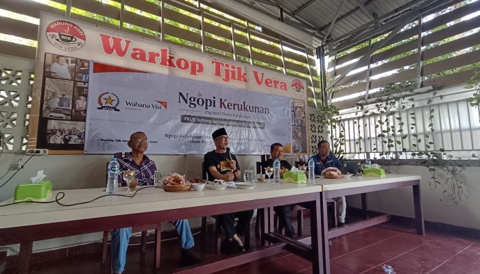 FKUB Sulteng dan WVI Gaungkan Moderasi Beragama Lewat Ngopi Kerukunan di Palu