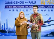 Wagub Reny Sambut Penerbangan Perdana China Southern Airlines, Palu-Guangzhou Resmi Terhubung Langsung