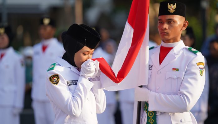Wali Kota Palu Kukuhkan 53 Paskibraka 2026