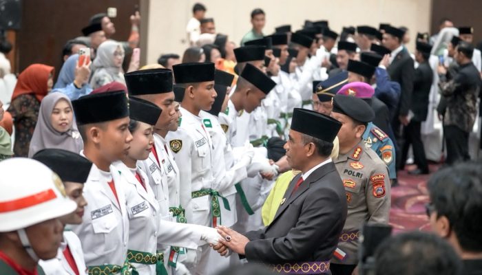 69 Paskibraka Sulteng Resmi Dikukuhkan
