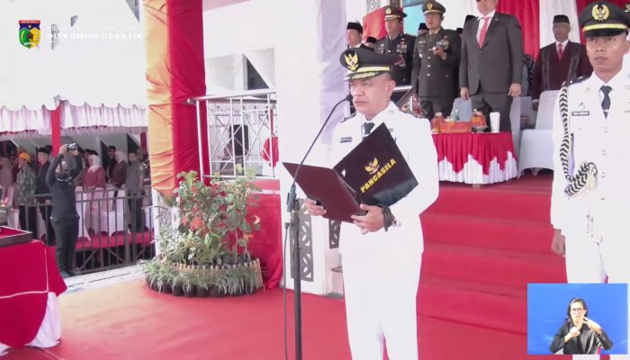 Pertama Kali, Pemkot Palu Libatkan Juru Bahasa Isyarat dalam Live Streaming Upacara HUT RI