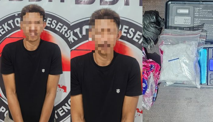 Polda Sulteng Gagalkan Peredaran 103 Gram Sabu dari Palu ke Parimo