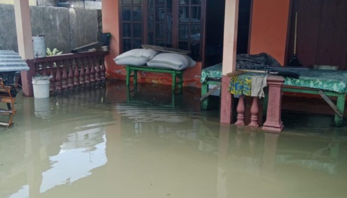 Banjir Rendam Tiga Desa di Kasimbar Parimo, Puluhan Rumah Terdampak
