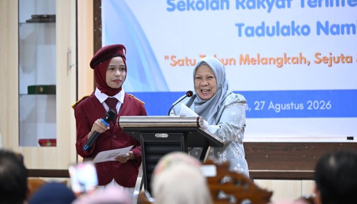 Bikin Kagum! Siswa Sekolah Rakyat Palu Pidato 4 Bahasa Asing di Hadapan Wagub Reny