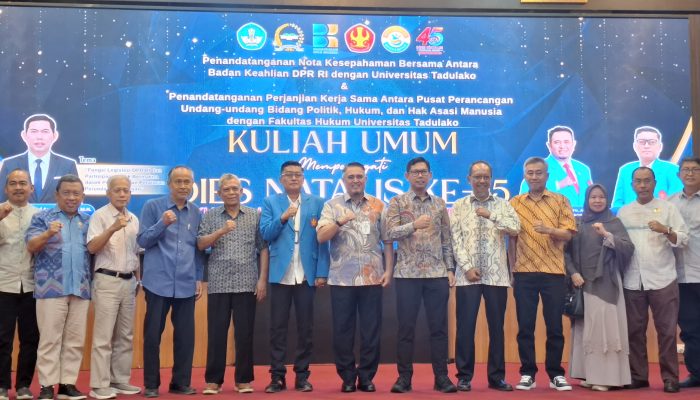 FH Untad Jadi Mitra Strategis Badan Keahlian DPR RI, Reforma Agraria Masuk Agenda Pembahasan