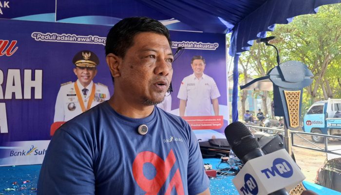 HUT ke-81 PMI, Hidayat Lamakarate Ajak Warga Sulteng Rutin Donor Darah