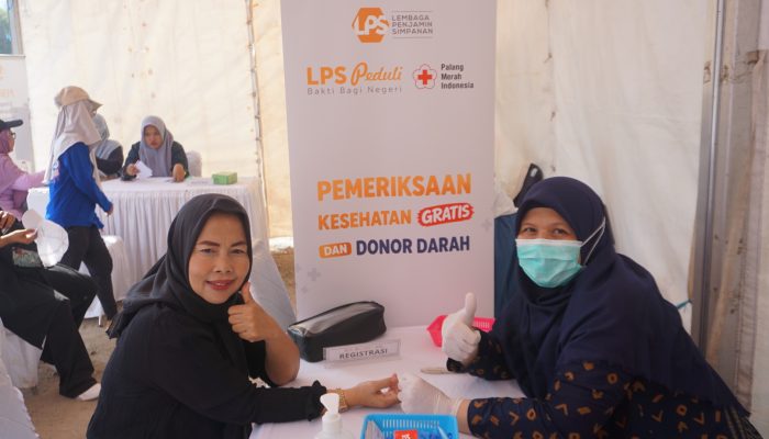 HUT ke-21 LPS, Road Show Kesehatan Gratis dan Donor Darah Sasar 5 Daerah di Sulsel