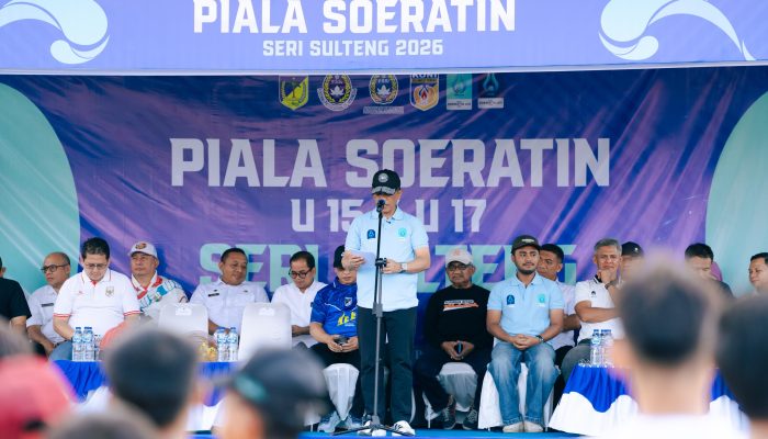 Gubernur Anwar Hafid Buka Piala Soeratin, Bidik Talenta Muda Sulteng untuk PON 2028