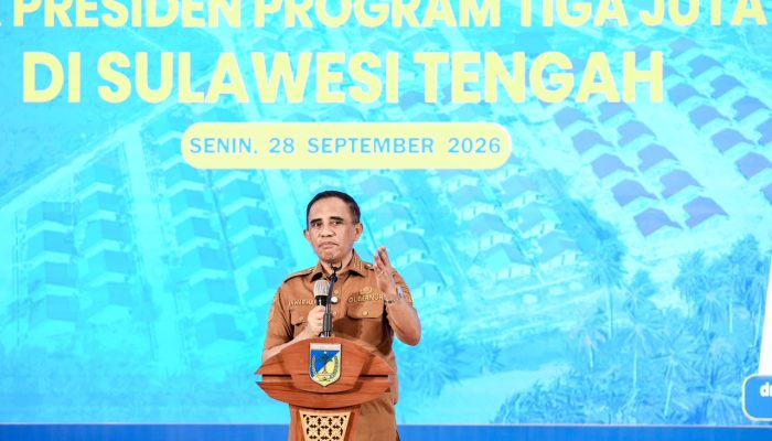 Anwar Hafid Dorong Percepatan Program Tiga Juta Rumah, Target 20.000 Unit pada 2027