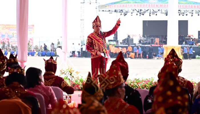 Gubernur Anwar Hafid: Membangun Morowali Utara Bagaikan Bakti Anak Kepada Ibu