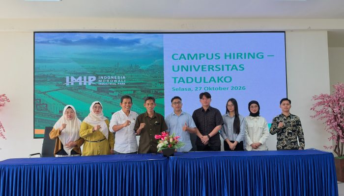 PT IMIP Gelar Campus Hiring di Untad, Puluhan Peserta Ikuti Seleksi Kerja