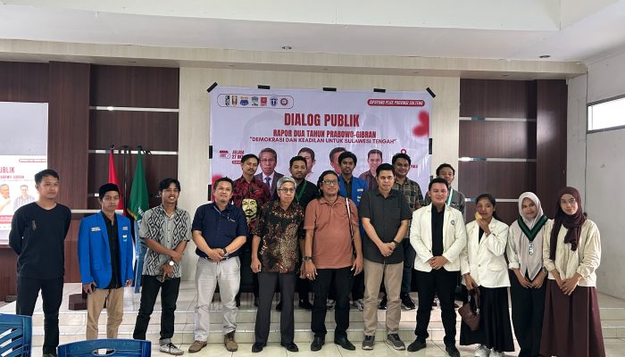 Cipayung Plus Sulteng Evaluasi Dua Tahun Prabowo-Gibran, Soroti Keadilan Fiskal dan Tambang Ilegal