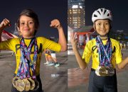 Dua Atlet Sepatu Roda Palu Borong 7 Emas di Kejuaraan Indonesia Timur